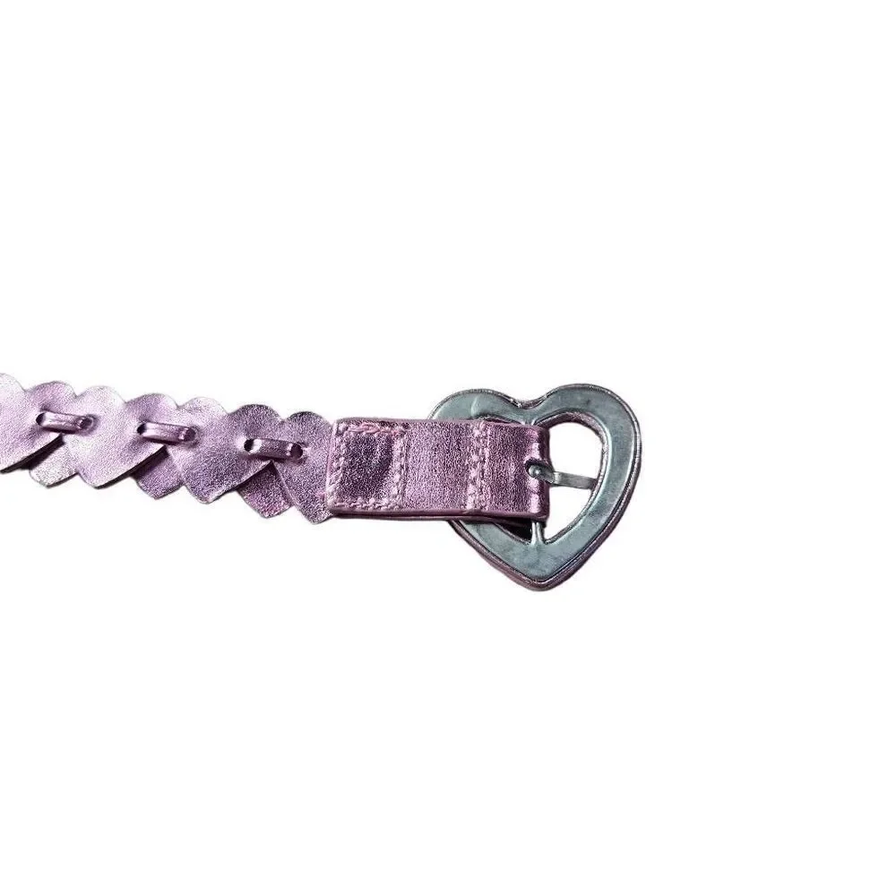 Girls sparkle heart belt 26